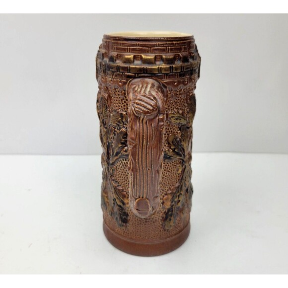 Vintage Original King German Beer Stein Ceramic Frankfurt Eagle No Lid 1000-W - Picture 7 of 12